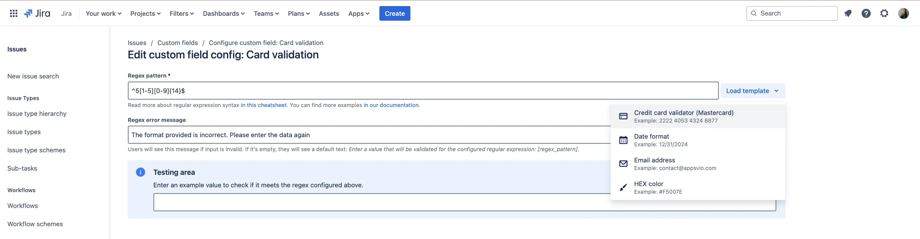 regex-card-validation